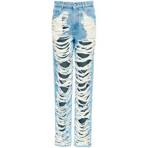 Mm6 Maison Margiela Women's Jeans Clear Blue
